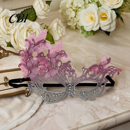 Lace Masquerade Masque Butterfly for Women, Vintage Shiny Eye Cosplay Carnival Halloween Renaissance, Venetian Ball, Party, Evening Prom Wedding