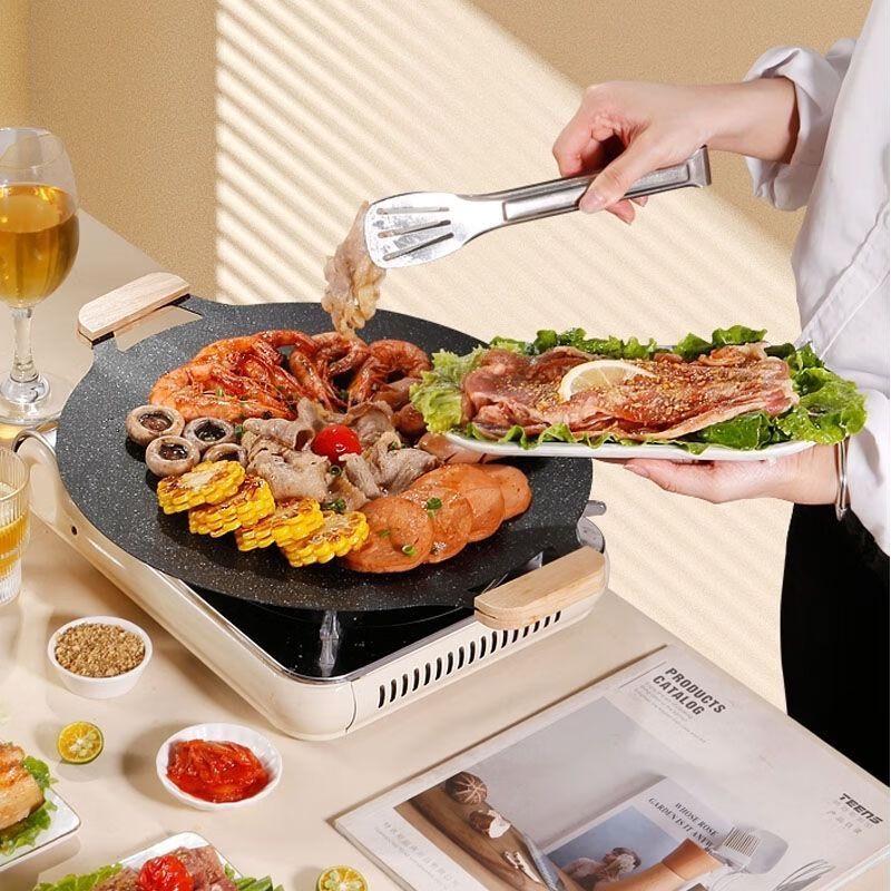 Korean Style Maifan Stone Non-Stick BBQ Grill Pan