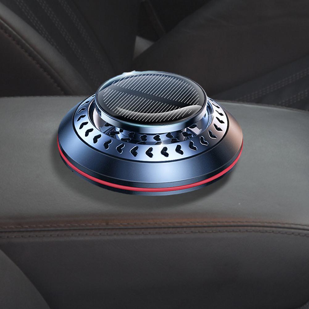 Automatyczny dyfuzor zapachu do samochodu zasilany energią słoneczną Odświeżacz powietrza do samochodu Usuwanie zapachów Ornament na deskę rozdzielczą Dekoracja deski rozdzielczej