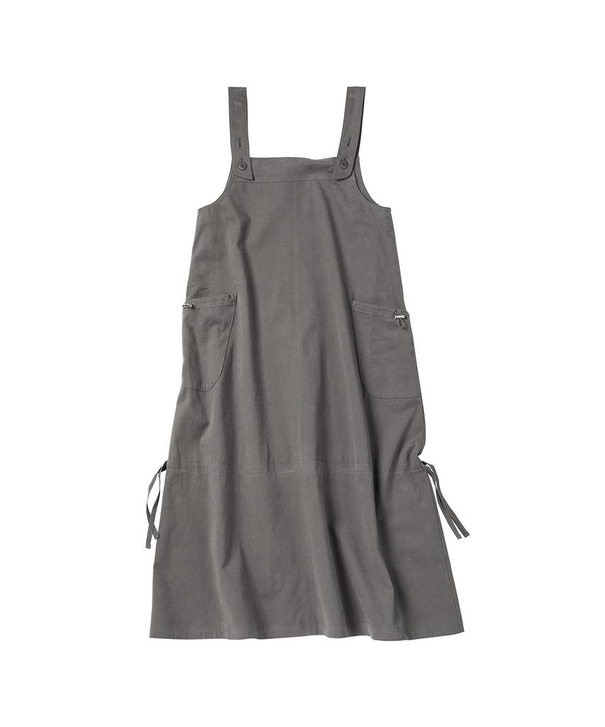 Comoni Nose W Como Overall Dress [Charcoal]