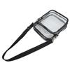 Clear Messenger Bag Large Capacity Adjustment PVC Dirt and Water Resistant Transparent Shoulder Bag