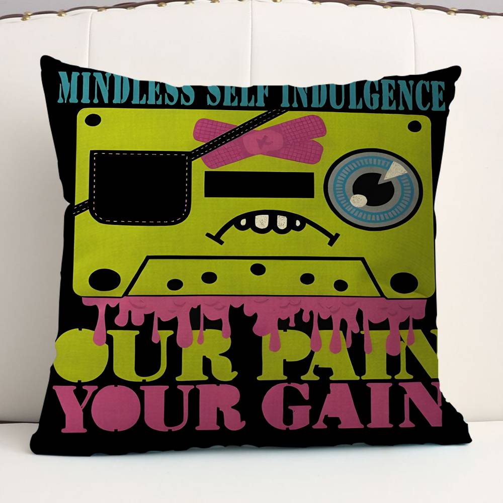 A-Mindless Self Indulgence-S Maple Design Cushion Cover Happy Autumn Harvest decor Holiday Decorati Pillow Cover