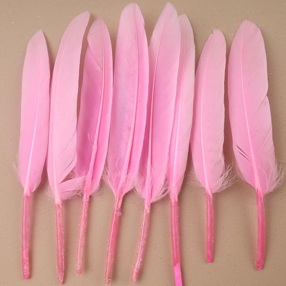 Duck Feathers for Clothes Handicraft Accessories White Golden Black Pink Peacock Goose Feather Plumas Handicraft Article