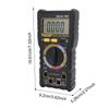 Digital-Multimeter, 1999 Zählwerte, AC/DC-Spannungstester mit LCD-Hintergrundbeleuchtung, Data-Hold, Automatische Abschaltung, HFE-Transistor