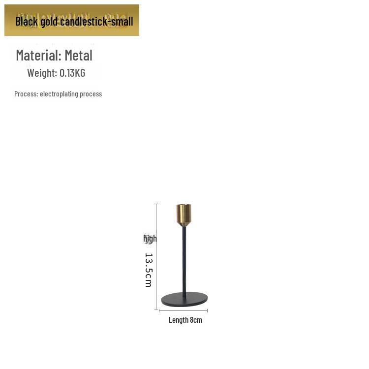 Подсвечник из скандинавского железа для обеденного стола — креативный декор для свадьбы и дома