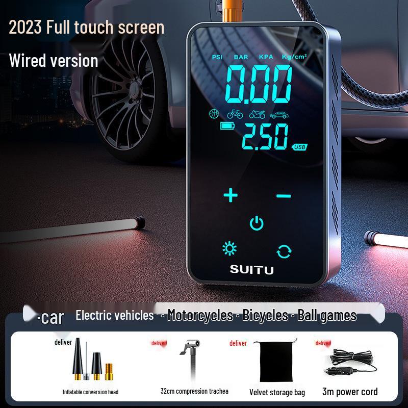 Universal Wireless Electric Tire Inflator with Digital Display