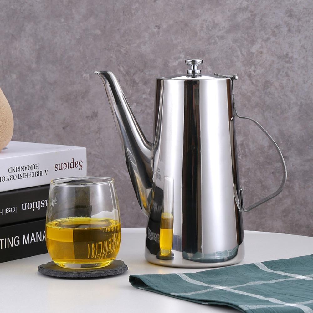 Long Spout Teapot Stainless Steel Water Jug Drink Accessories Cold Kettle  Hotel