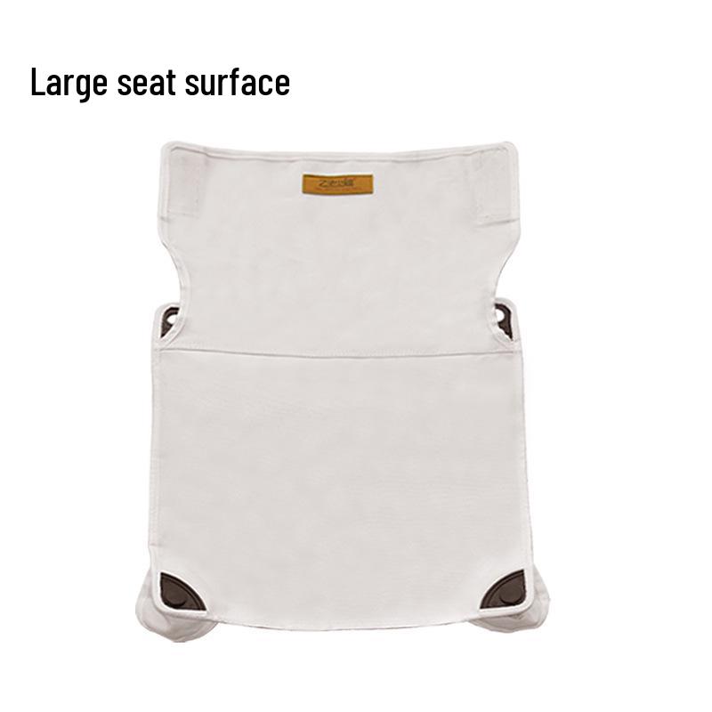 Stainless Steel Folding Outdoor Chair with Backrest for Picnic, Fishing, Sketching, and Camping