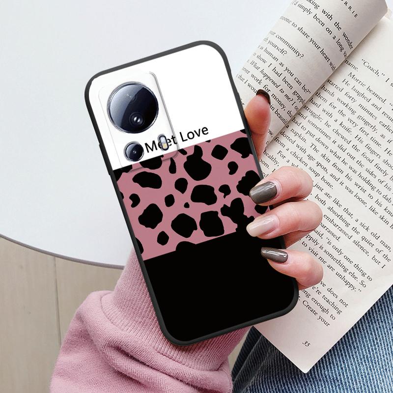 

For Xiaomi 13 Lite Phone Case Cute Fashion Heart Flowers Soft Silicone Bumper Cover For Xiaomi13 Lite Fundas Shell Cartoon Gifts Xiaomi 13 Lite