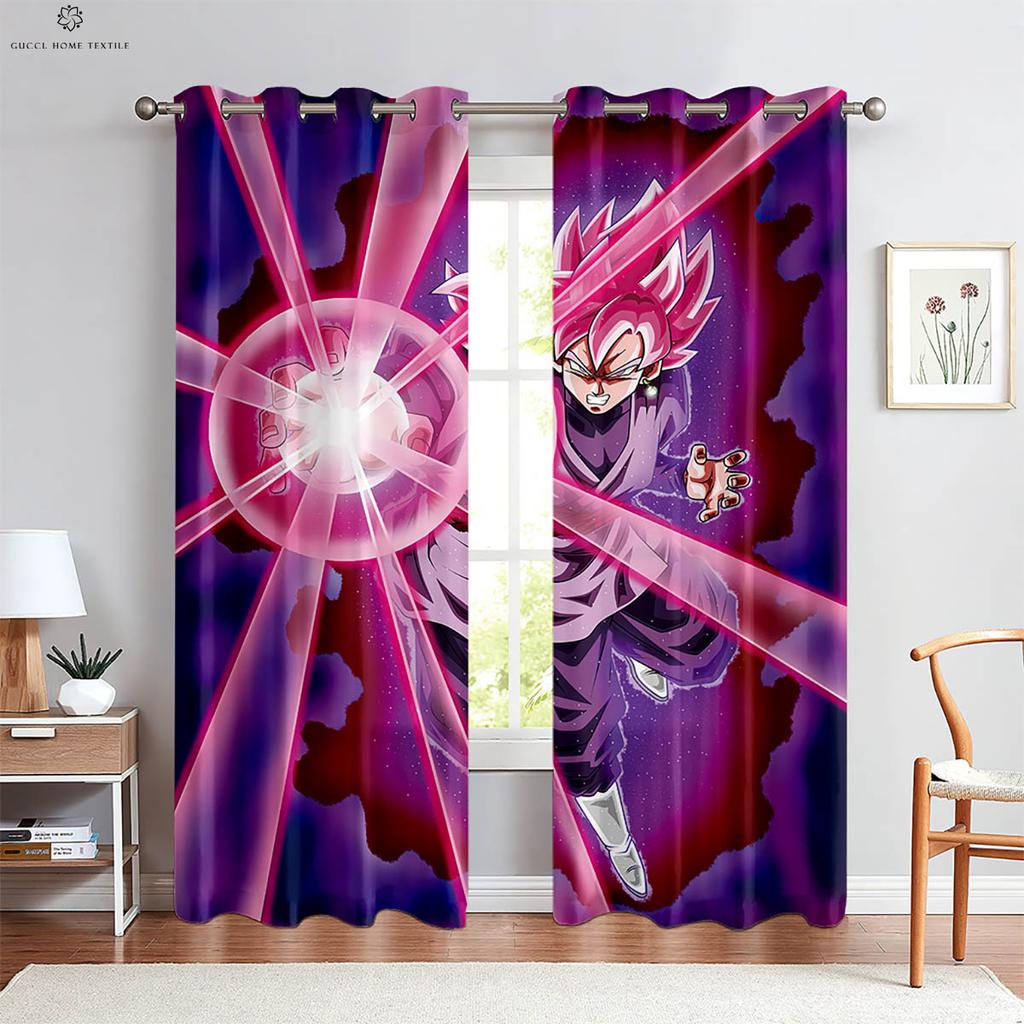 Hot-Blooded Anime Japanese Comic Printed Curtains Bedroom Living Room Student Dormitory Decorative Curtains Custom Curtains