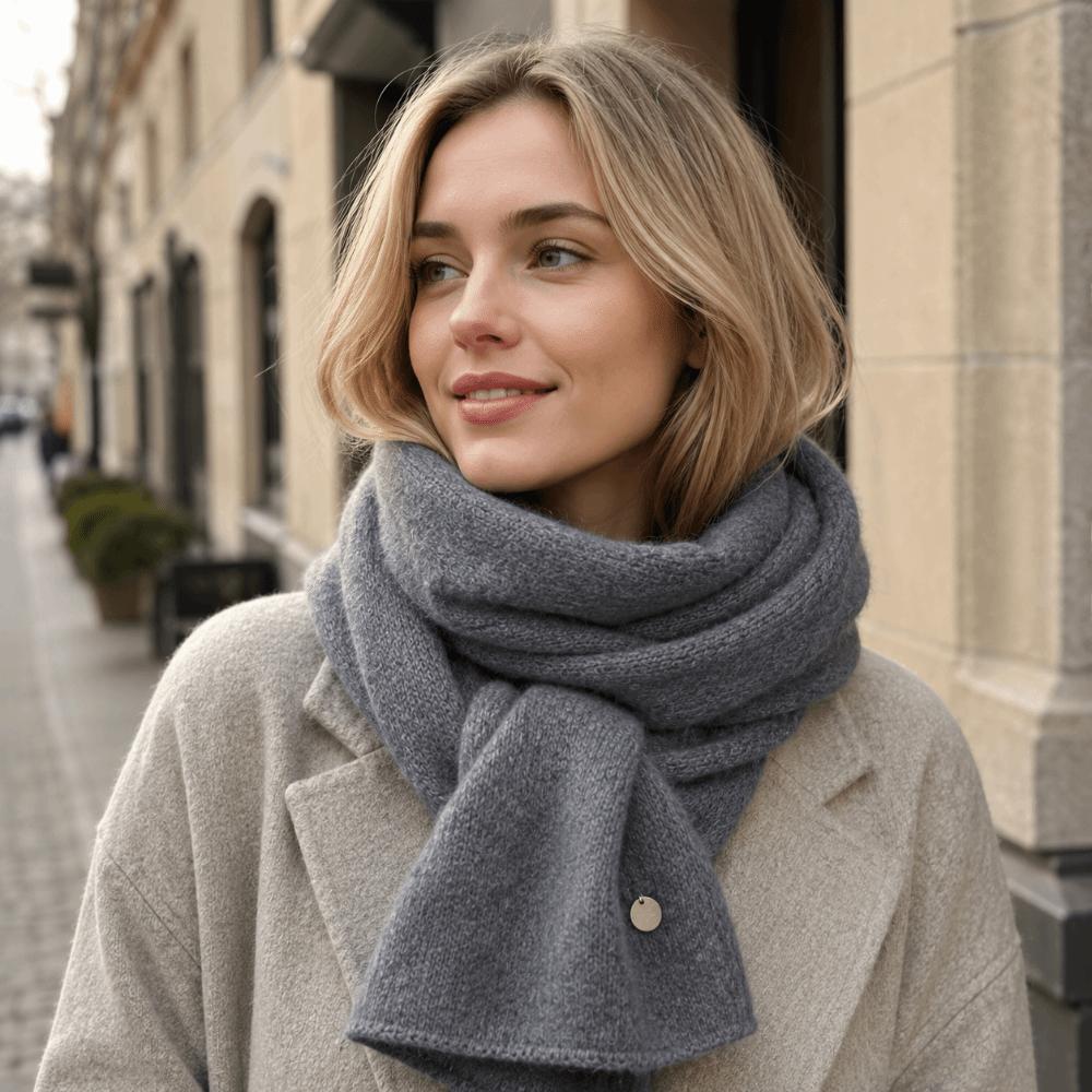 Keep Warm Winter Scarf Windproof Knitted Scarf Fashion Lady Shawl Wrap  Women