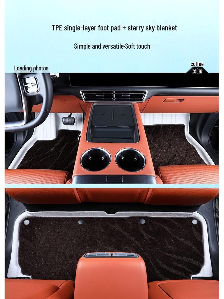 Custom Fit TPE Foot Pads for 25 Car Models, Original Car Color, Double Layer, Full Coverage