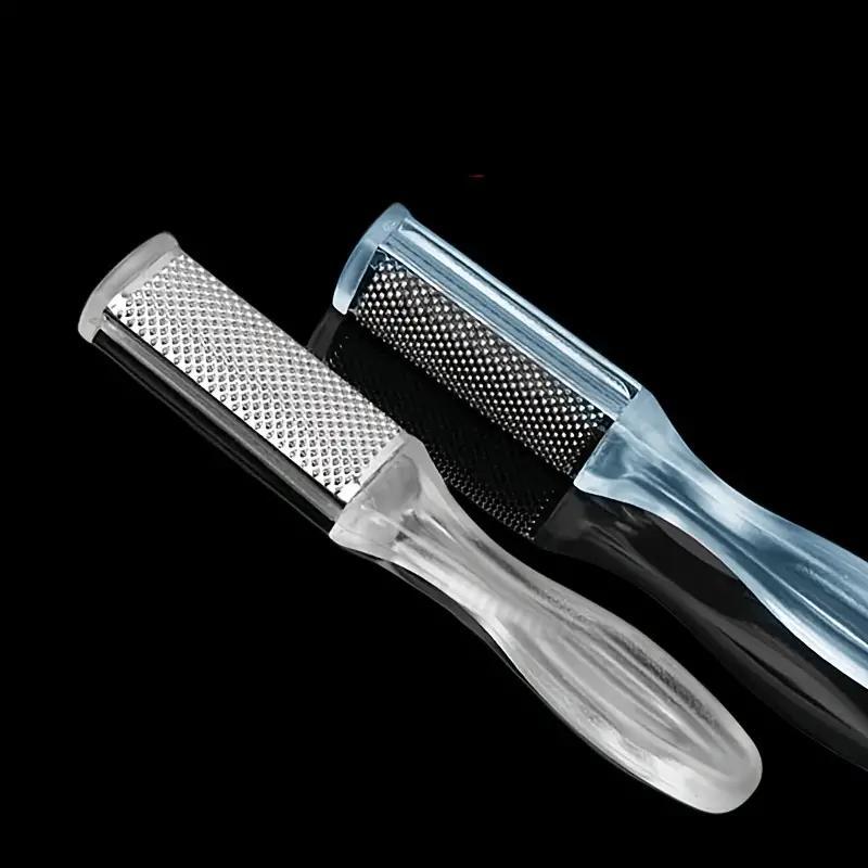 Râpă dublu pentru picioare și instrument de îndepărtare a calusului Instrument de îngrijire a pielii Râșlă portabilă pentru pedichiură din plastic