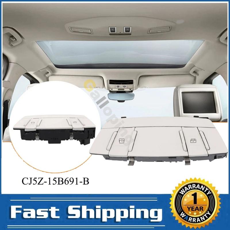 

For 2013- Ford Kuga Escape Car Overhead Console 2 Button Sunroof Switch Control Button Accessories CJ5Z-15B691-B CJ5Z15B691B