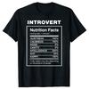 Introvertní Logo Tričko Vtipné Humor Introvert Vtipná Trička Léto Bavlna Streetwear Humor Citáty Vánoční Dárky Tričko