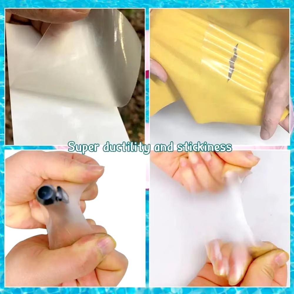 1 Roll Repair Patches Kit TPU Tape Repairing Patches For Inflatable Toy Swim Pool Float Tent Air Mattress Raincoat