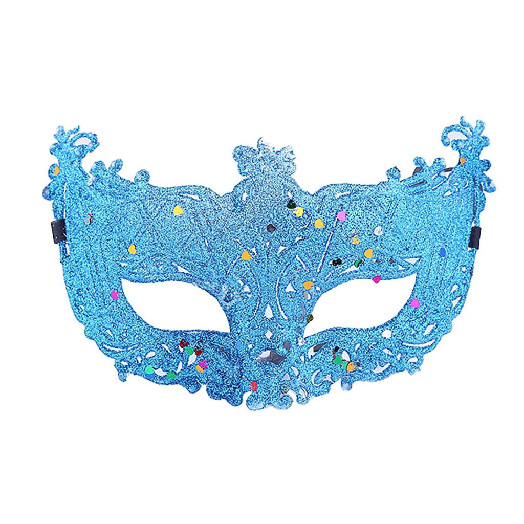 Karnevalsball Goldpuder Hohlkarnevalsmaske Plastik Make-up Maske