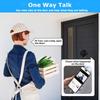 Tuya Smart WiFi Electronic Peephole Doorbell: Wireless Graffiti Camera with Remote Control.
