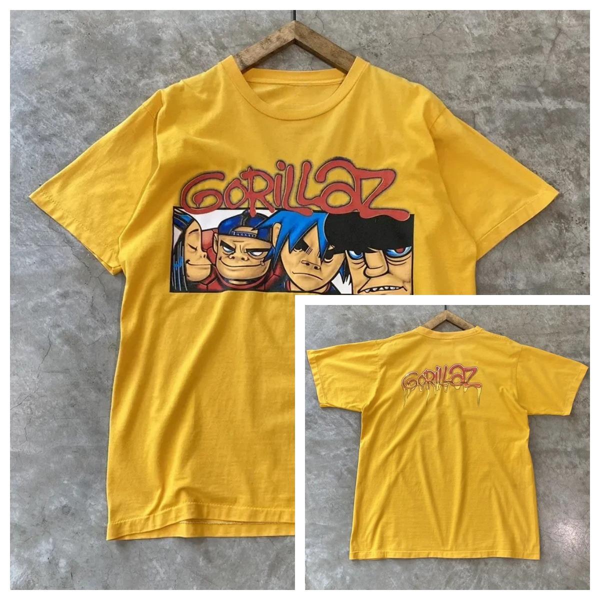 

Vintage Gorillaz Band Tee Size S-4XL High-end Luxury Is for Both Men and Women Top Y2k 4XL