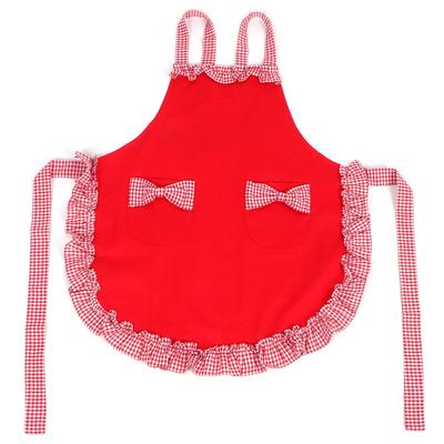Bowknot Apron Multifunctional Cooking OilProof Waterproof Antifouling Apron for Kitchen