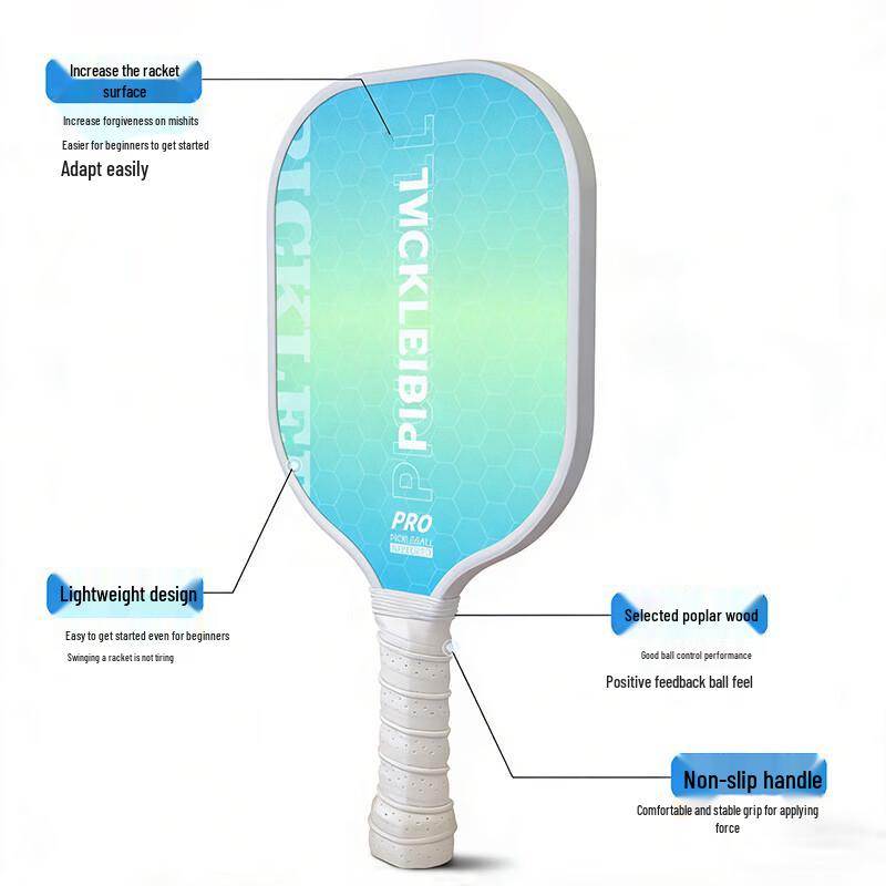 Direan Wooden Pickleball Paddle Set