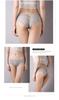 Pureseek Damen Übergröße Spitzen T-Back Slips mit Schleife, Sexy Unterwäsche, 5er-Set (M, 5 Farben)