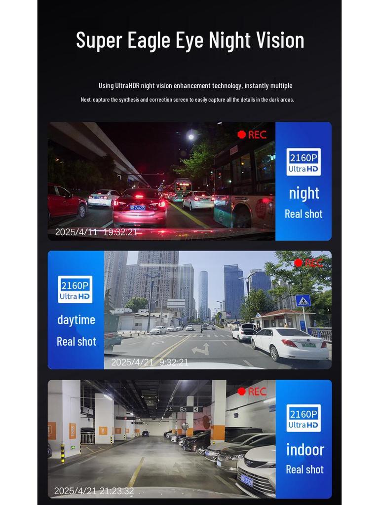 4K Driving Recorder for Volkswagen Lavida, PRO Passat, Tharu, New Passat - No Wiring Needed