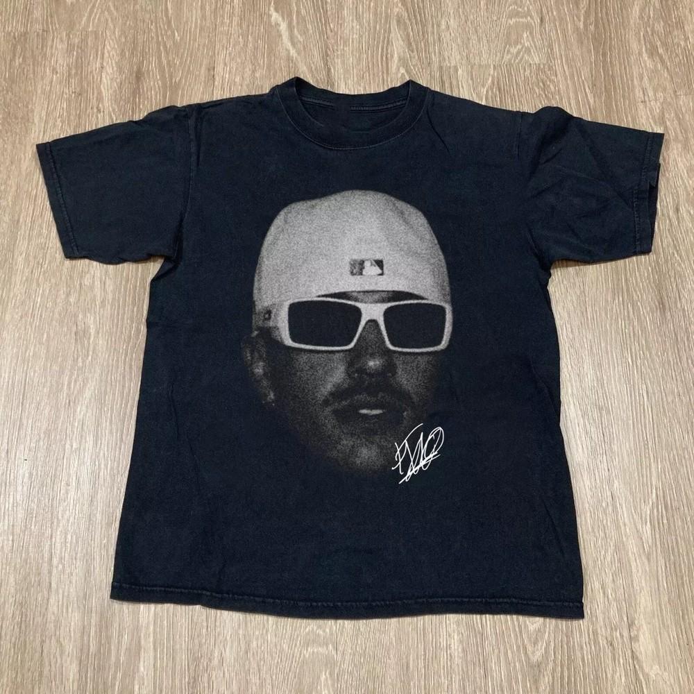 Retro Style Feid Ferxxo Signed Big Face T-Shirt Black Unisex S-5XL Unisex T-Shirt XXXXL