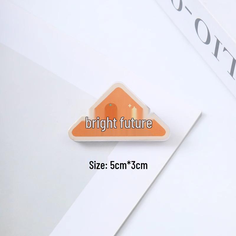 

Мультяшный треугольный зажим для уголка книги для организации бумаги и папок