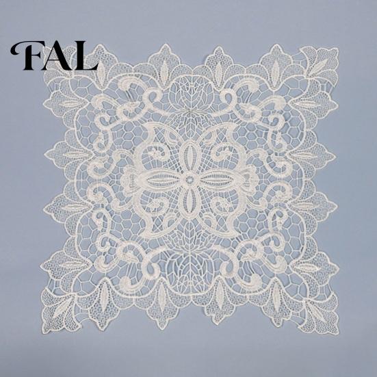 Retro Style Table Toppers for Parties White Lace Doily, Elegant Placemat, Embroidered Placemats Dining Mat, Rectangular Round Oval Doilies Home Decor