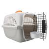 Plastic Pet Carrier Easy To Assemble Ample Space Excellent Ventilation Portable Dog Carrier for