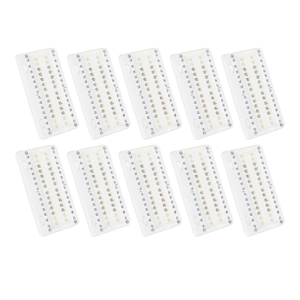 200pcs Teeth Brackets Braces 0.018inch Bondable 345 Hooks Tooth Roth Bracket for Clinic