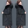 New Cotton-padded Clothes Women's Medium and Long Thickened Down Cotton-padded Clothes Winter Large-size Cotton-padded Jacket