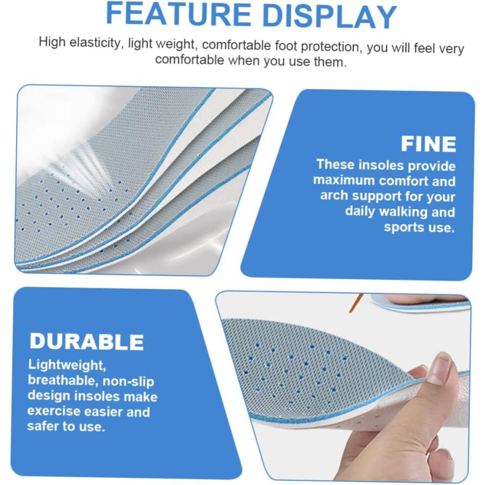Heightening Insoles Sports Shoe Pads Shockproof Sweat Absorption Insoles