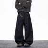 Women's American Retro Pink Graffiti Wide-Leg Jeans