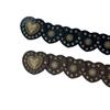 Punk Style Women's Leather Patchwork Heart Waist Chain Belt with Rivets