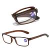 Folding Reading Glasses with Box for Women Men Anti Blue Light Portable Eyewear TR90 Farsight Eyeglasses Diopters +1.0 To +4.0