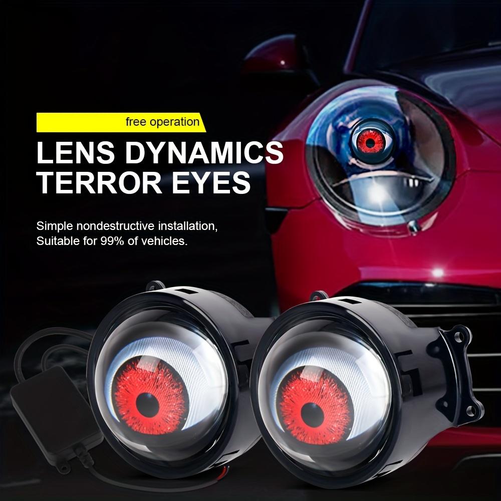 Dynamic Devil Eyes 3 Inch LED Lights 33 Models 12-36V Eyes Retrofit Kits for Car Motorcycle Accessories
