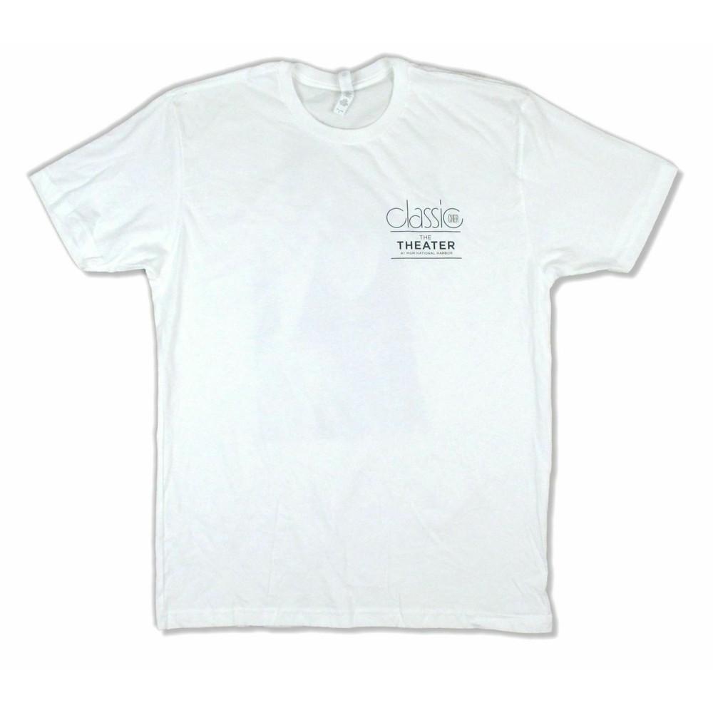 Men's Cher Pocket Logo Classic Mgm Theater T-shirt  White