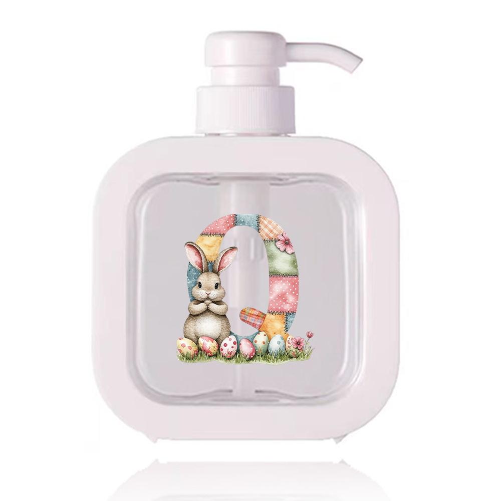 500ml Refillable Lotion Pump Bottle Empty Plastic Dispenser Leakproof Portable for Body Lotion Hand Wash Shower Gel Office Gift