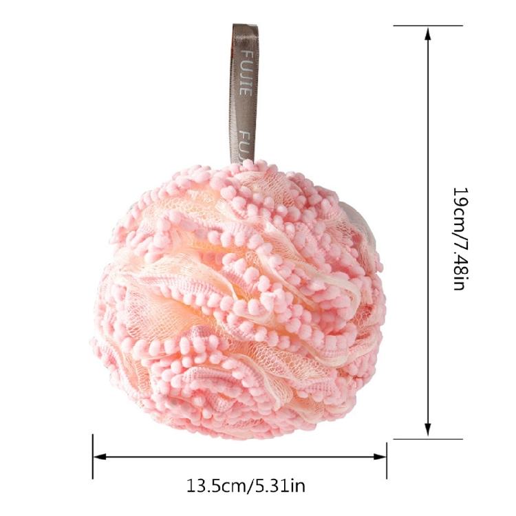 Mesh Shower Ball 80g Exfoliating Body Scrubber Shower Sponge Puff for Women Men