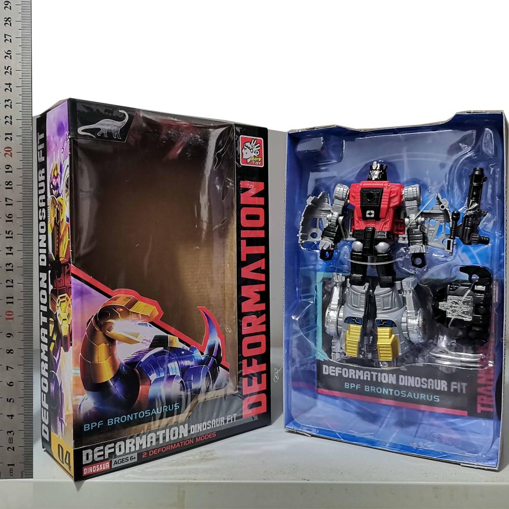 Transformationsspielzeug G1 Dinosaurier Dinoking Volcanicus BPF 5-in-1 Kombinations-Verformung Grimlock Swoop Sludge Slag Snarl Modell Roboter