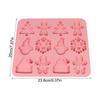 Christmas Silicone Molds Christmas Decor Flexible Silicone Easy Release Candy Molds For Girls Beginner Handicraft Lovers Candy