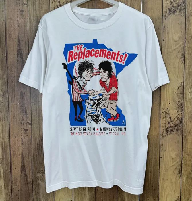 The Replacements Midway Stadium Concert Tour Tshirt All size S to 5XL Unisex T-Shirt XXL