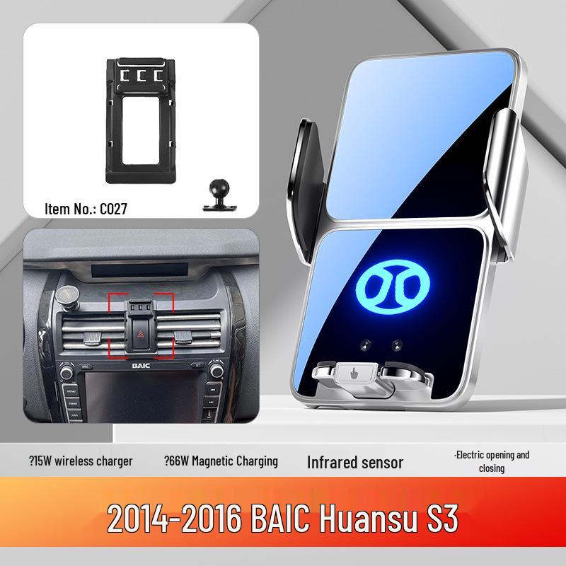 Phone Holder for BAIC Senova EU5 500, D40x35 25 Round Air Vent, BJ20