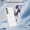S25Plus glitter powder magnetic mobile phone case, the new model is suitable for Terminator transparent fine flash MagSafe all-inclusive anti-drop