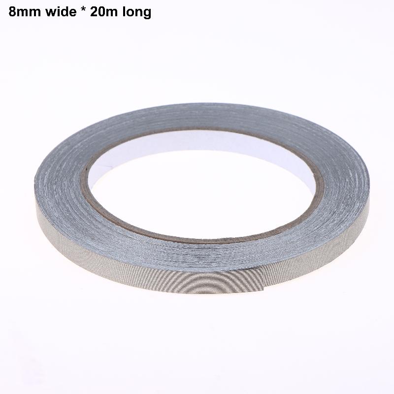 20M Tape Double Conductive Fabric Tape 5Mm~50Mm Width Single-Sided Laptop Cellphone Lcd Emi Shielding Adhesive Tape