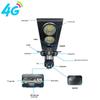 V380 Three-Screen Solar-Powered Smart Outdoor Camera with Remote-Controlled Street Light