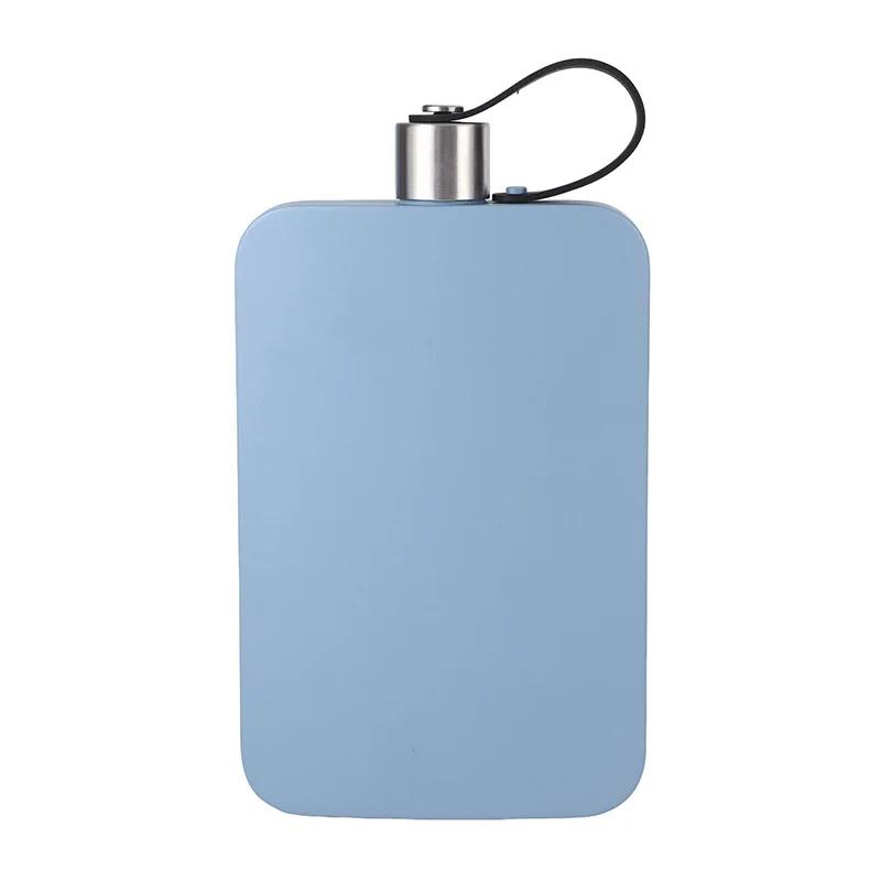 500ml Portable 304 SS Flagon black Whiskey Vodka Wine Pot Hip Flask Alcohol Drinking Bottle bar party outdoor utensil