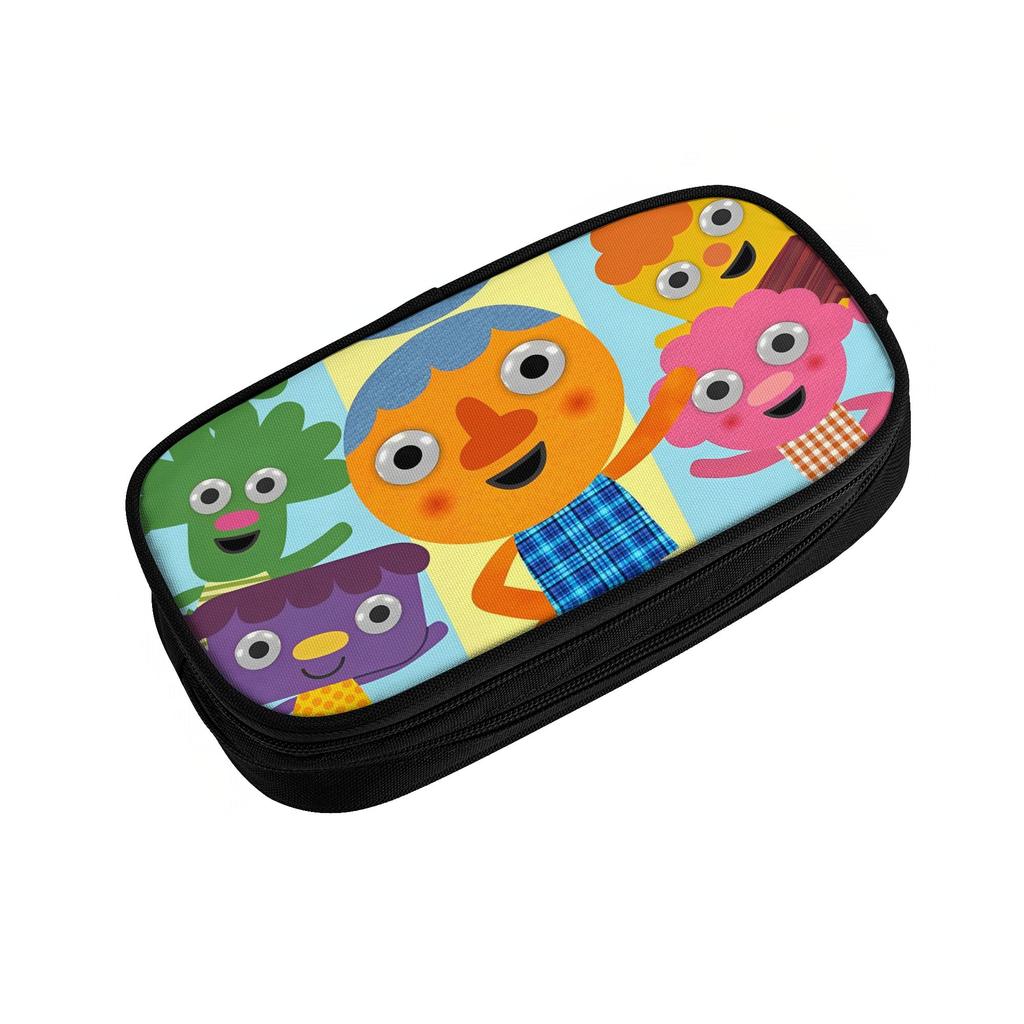Noodle & Pals Micro Super Simple Pen Box Double Layer Large-capacity Office Supplies Pencil Box Suprise Gift